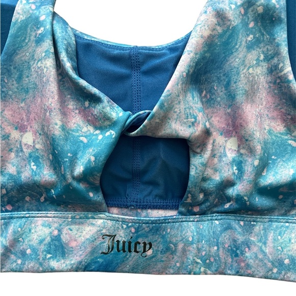 NWT Juicy Couture Sports Bra SZ XXL Aurora Print - Picture 4 of 5